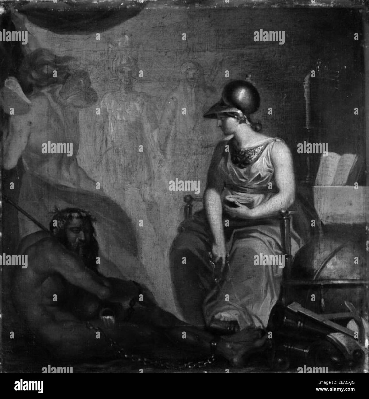 Nicolai Abildgaard - Kulturens herredømme Foto Stock