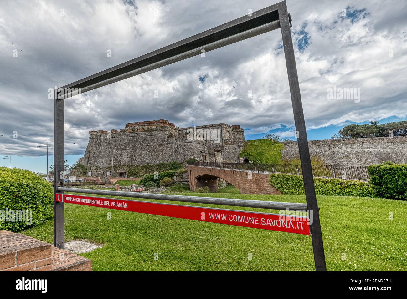 Italia Liguria Savona la fortezza del Priamar Foto Stock