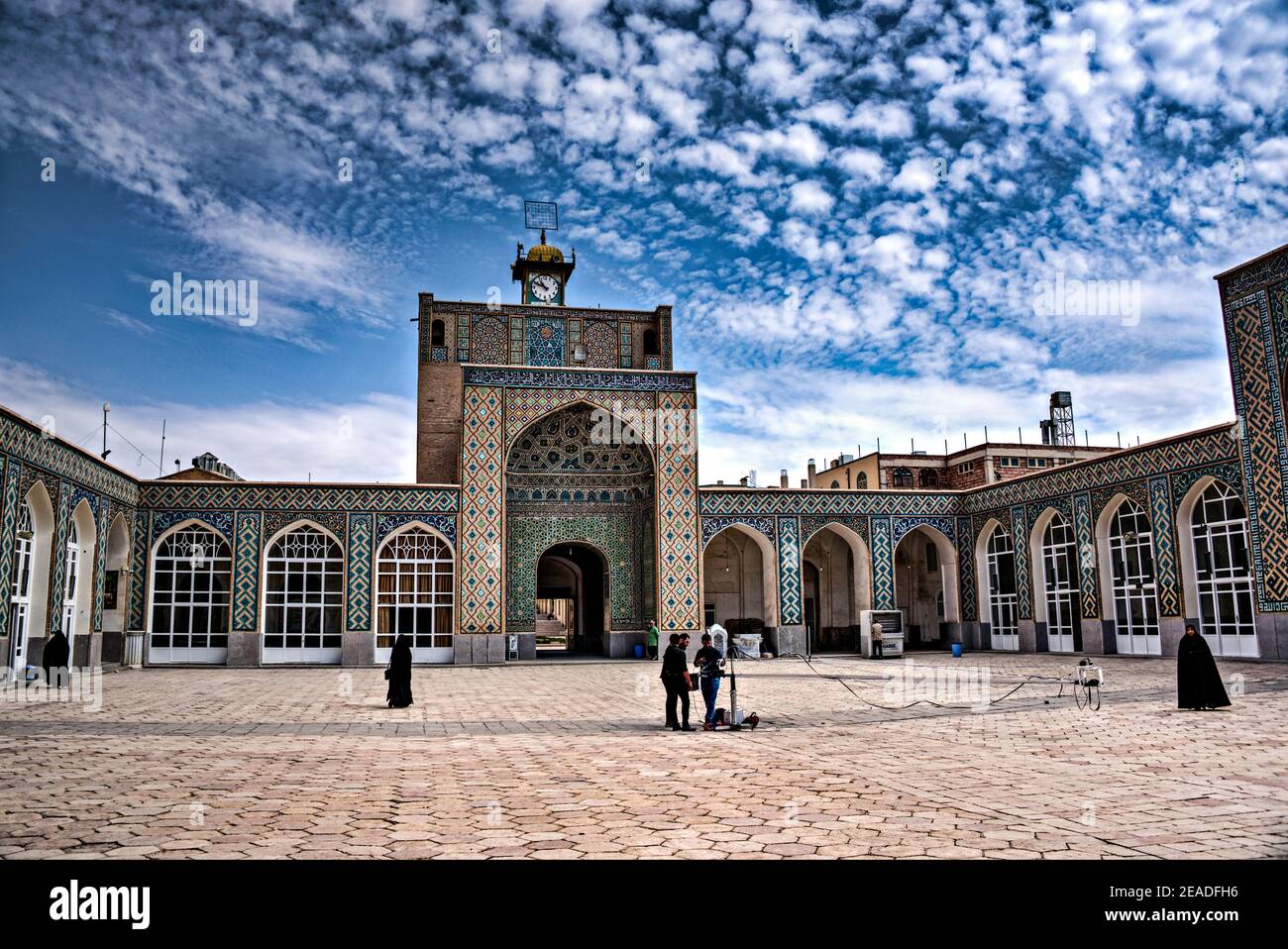 Ganjali Khan Complex Square, Kerman, Iran. Foto Stock