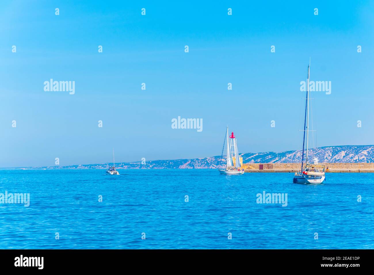 Ingresso al porto vieux di Marsiglia, Francia Foto Stock