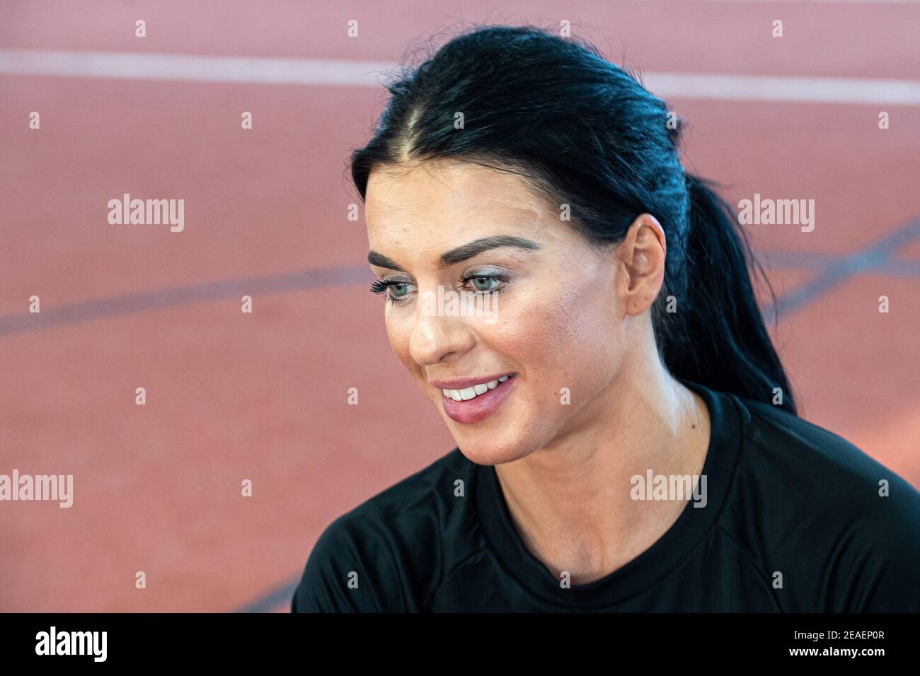 2021 02 06. Dovilė Kilty - è un atleta lituano di pista e campo, che compete come lungo e triplo jumper. Foto Stock