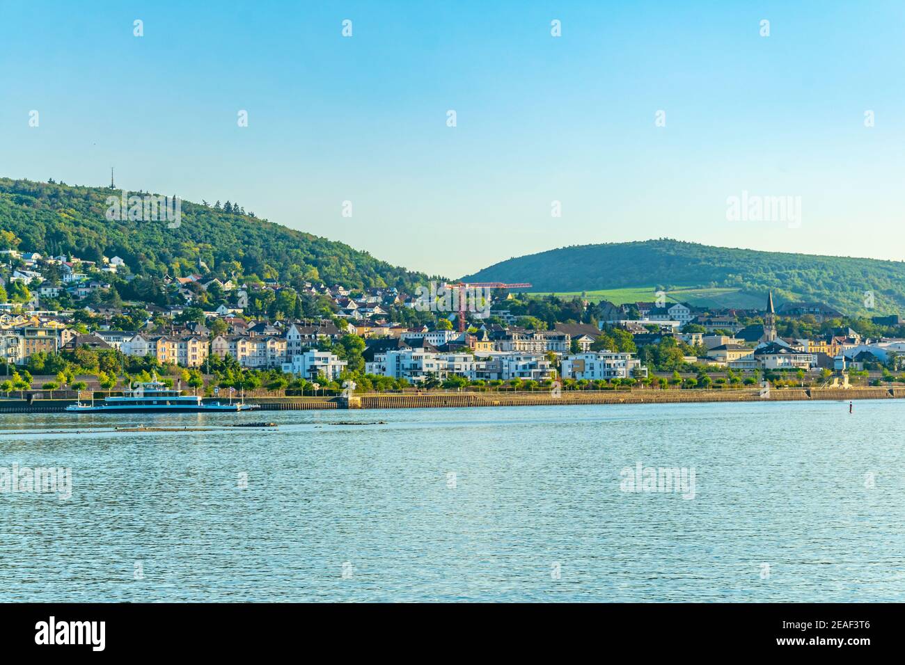 Bingen am Rhein città in Germania Foto Stock