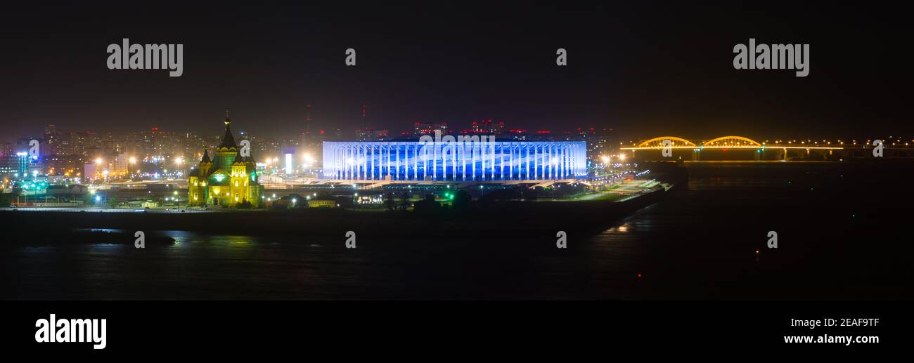 Nizhny Novgorod è uno stadio di calcio di classe internazionale. Foto Stock