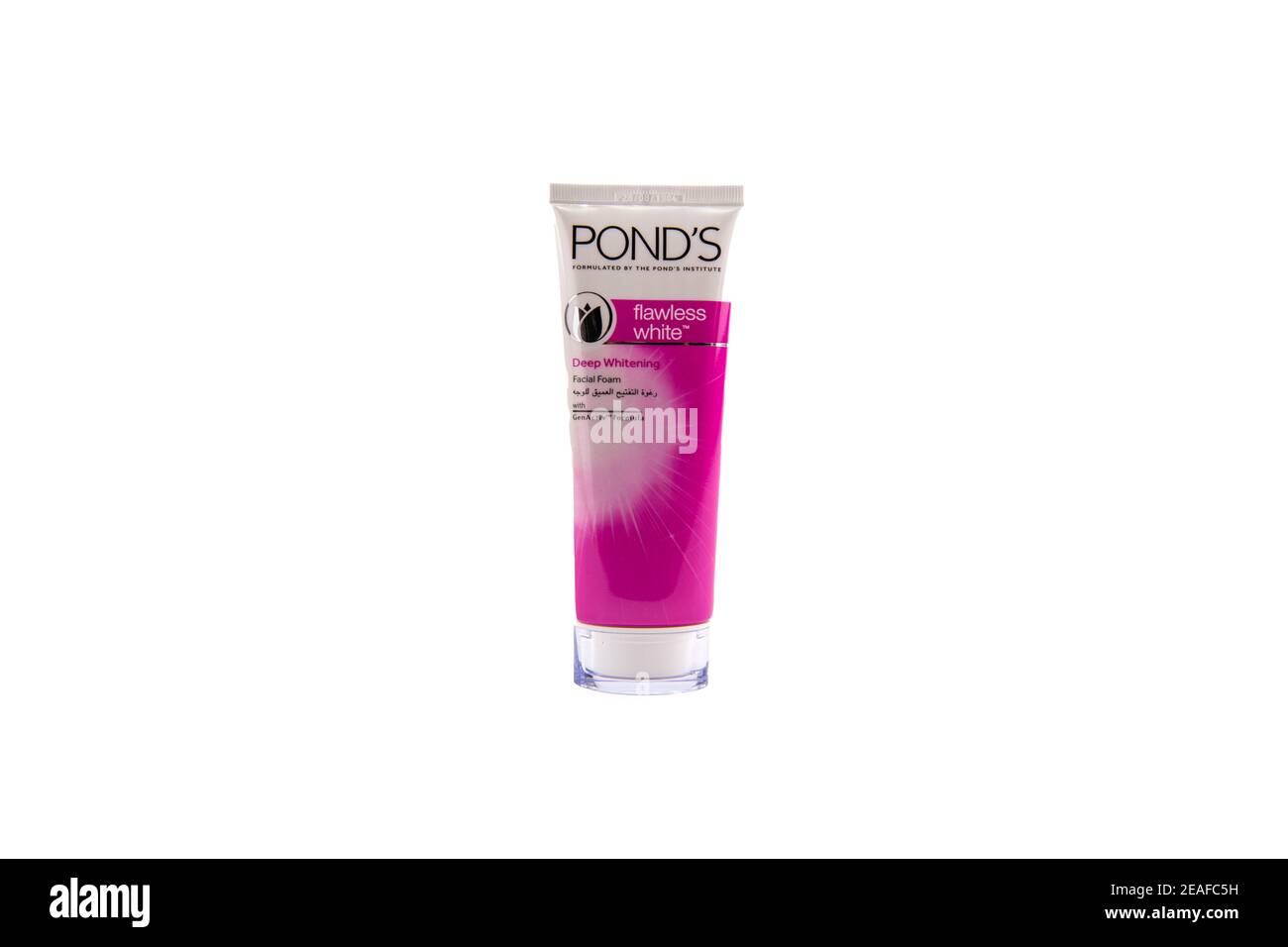 Stagni età Miracle Crema su sfondo bianco Foto Stock