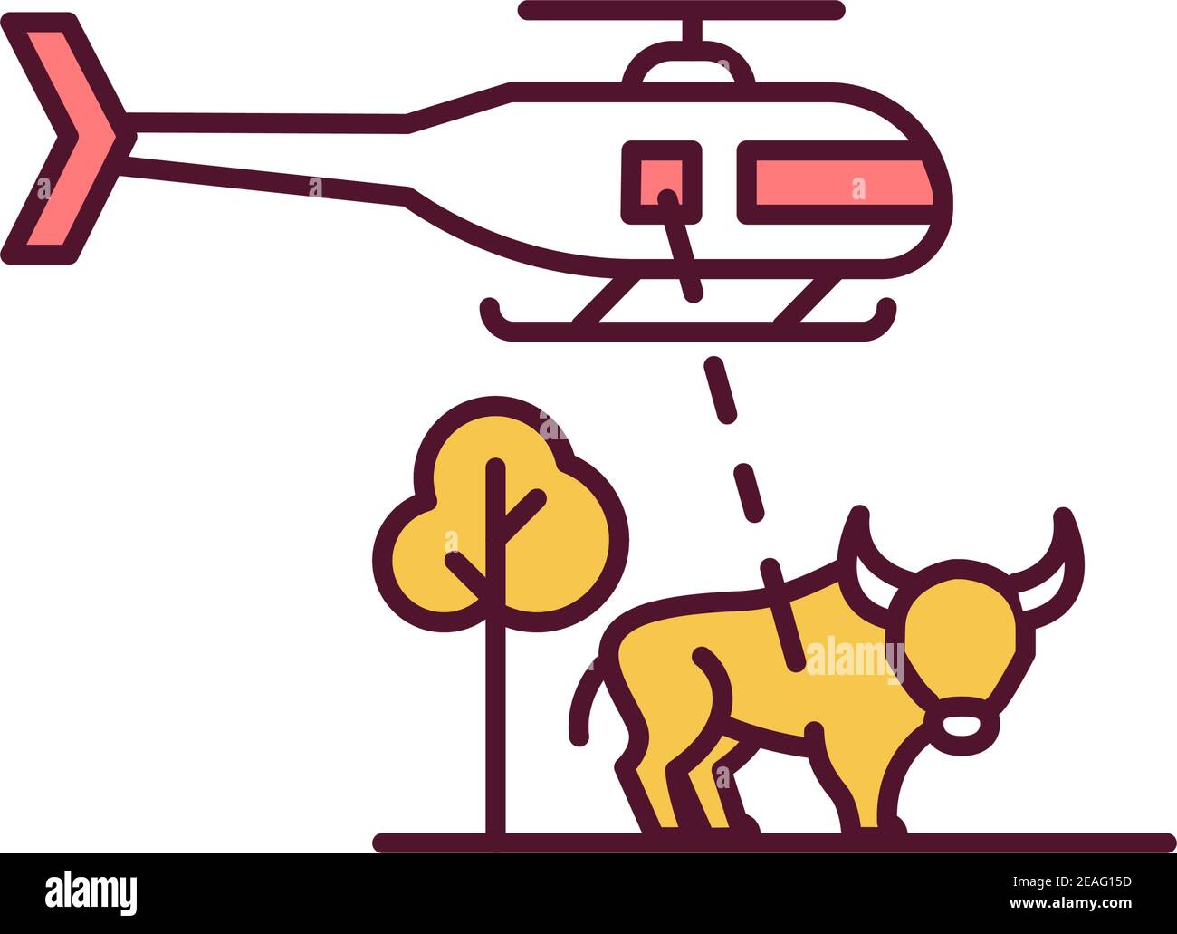 Ricerca dall'icona del colore RGB del veicolo Illustrazione Vettoriale