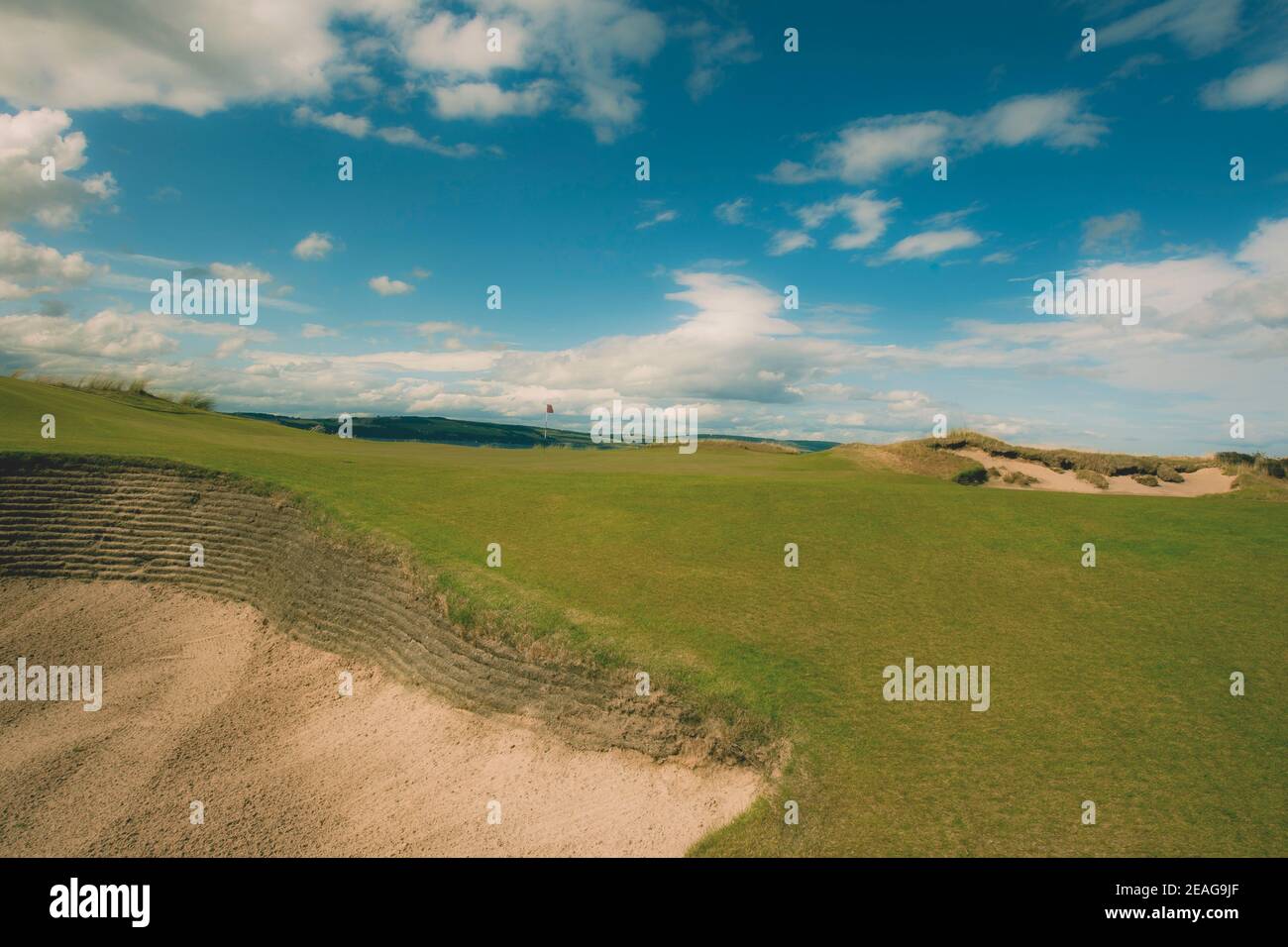 15 buche, Castle Stuart Golf Links, vicino a Inverness, Scozia, Regno Unito proprietà rilasciato (PR) Foto Stock