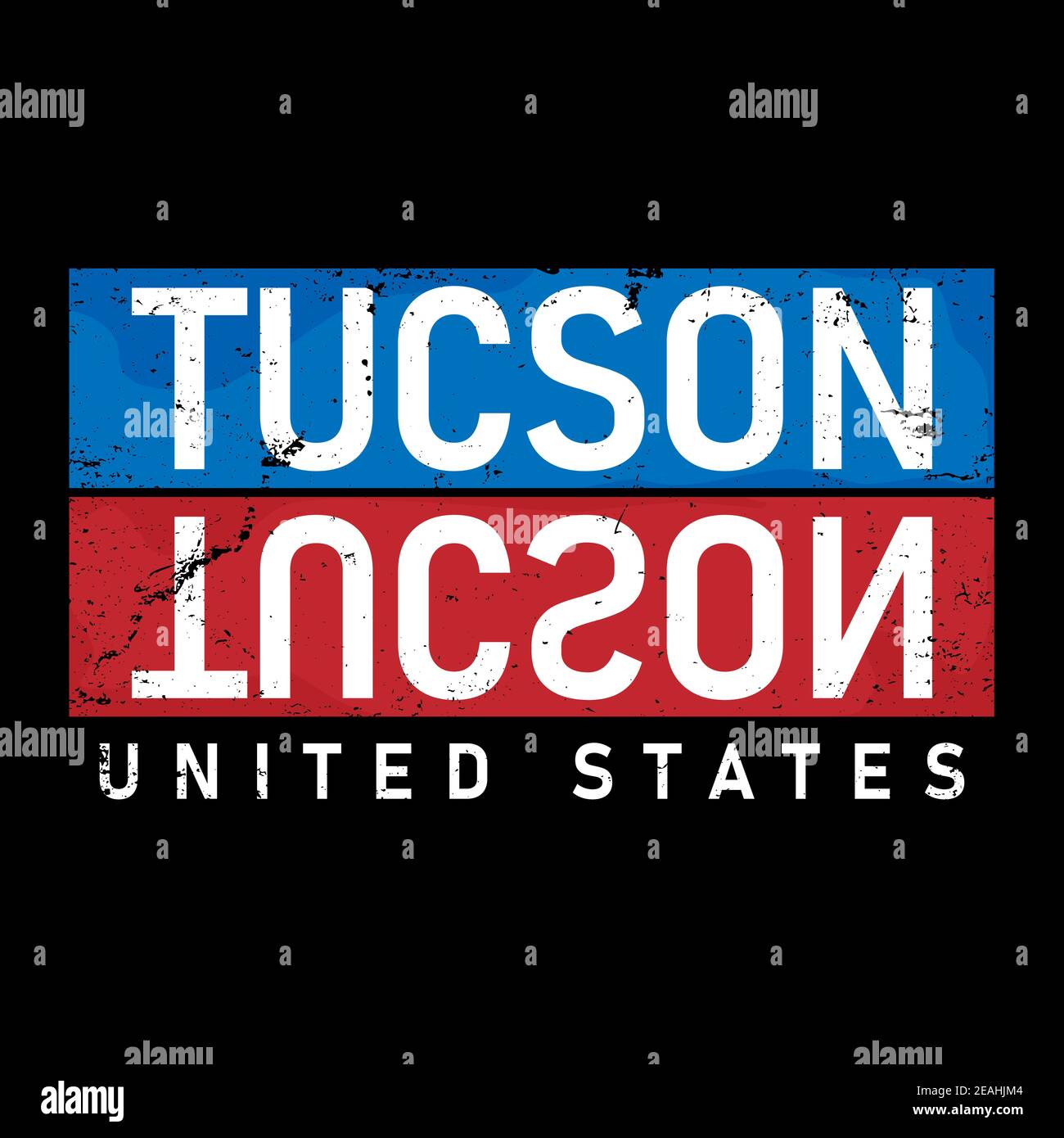 Tucson Arizona, disegno grafico tipografico, per stampe di t-shirt, illustrazione vettoriale Illustrazione Vettoriale