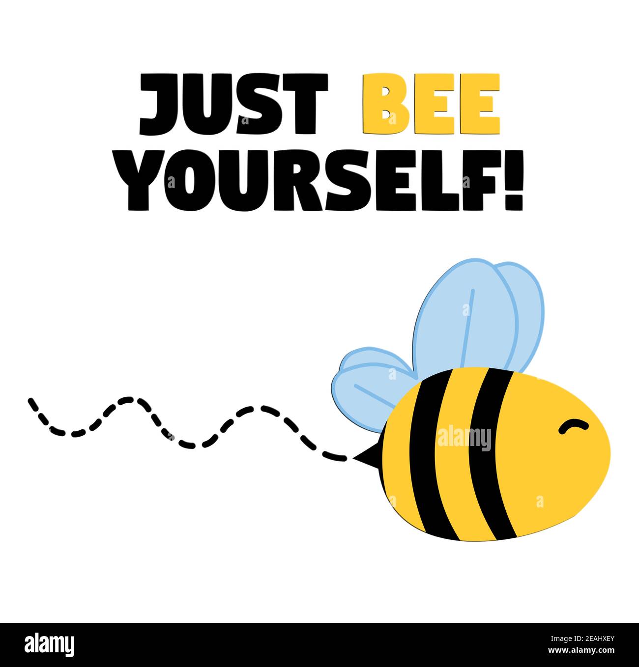 Bee appena voi stessi Foto Stock