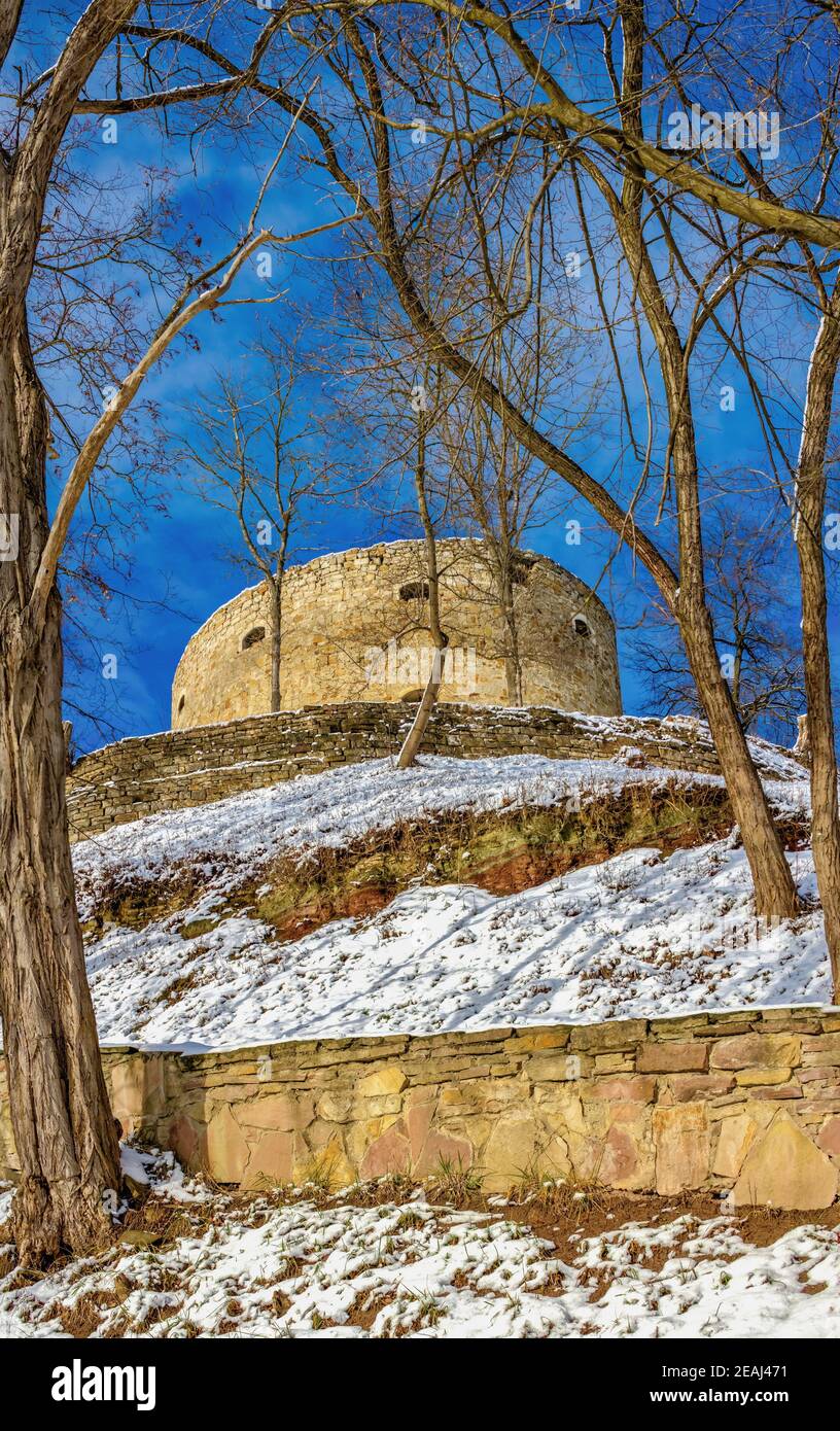 Terebovlia castello in Ucraina Foto Stock