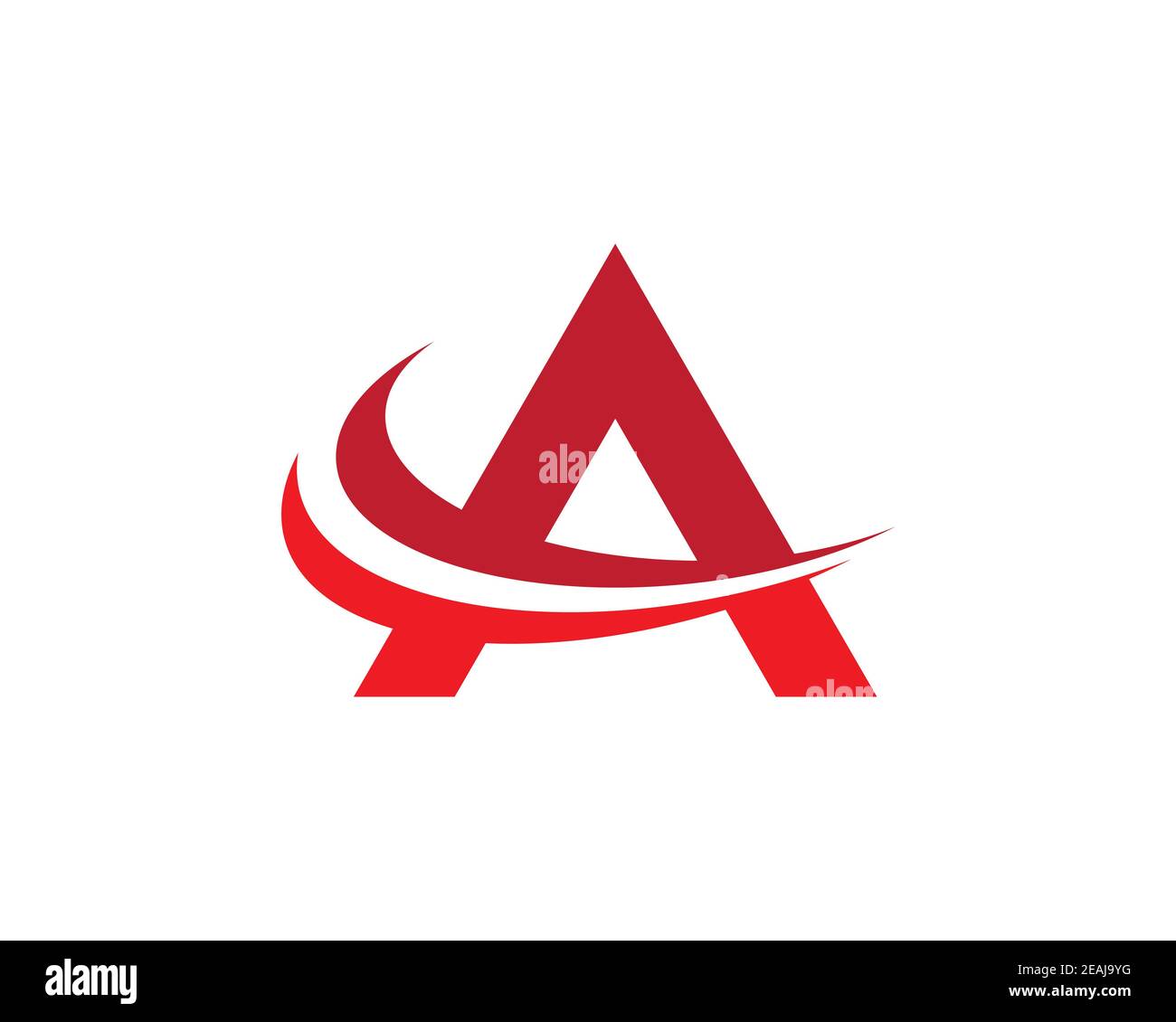 Lettera di un simbolo illustration design Foto Stock