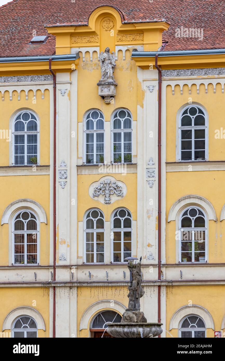 Città vecchia Bilina, Usti nad Labem Regione, Repubblica Ceca Foto Stock