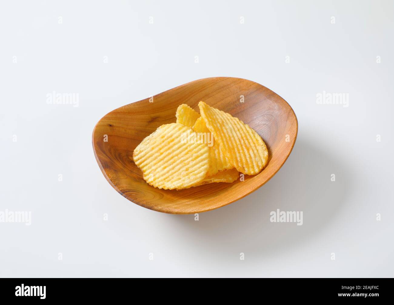 Patatine fritte cavidate Foto Stock