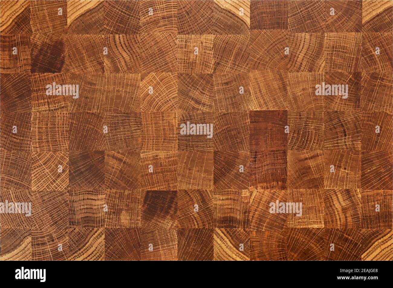 Legno di quercia butcher grano di fine blocco di chopping board Foto Stock