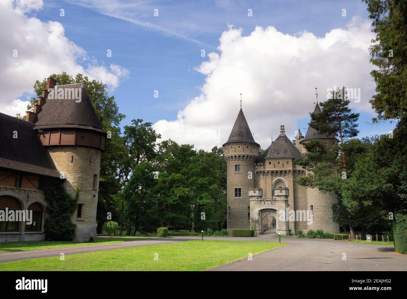 Castello di Zellaer a Bonheiden Foto Stock