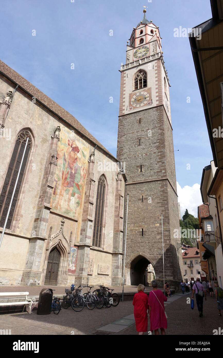 Pfarrkirche San Nicola Merano Foto Stock