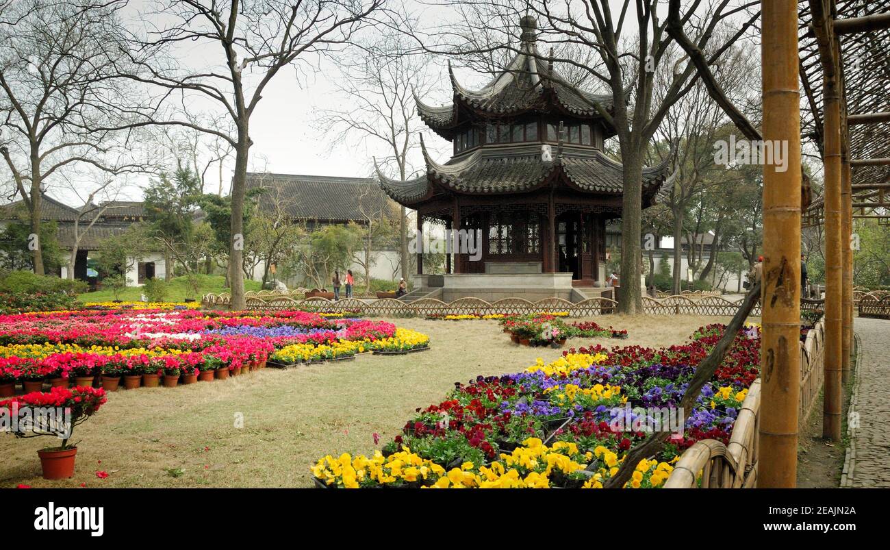 Il Giardino dell'Amministratore umile, Suzhou, Cina, marzo 2008 Foto Stock