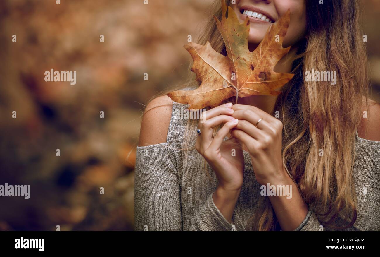 L'autunno è qui Foto Stock