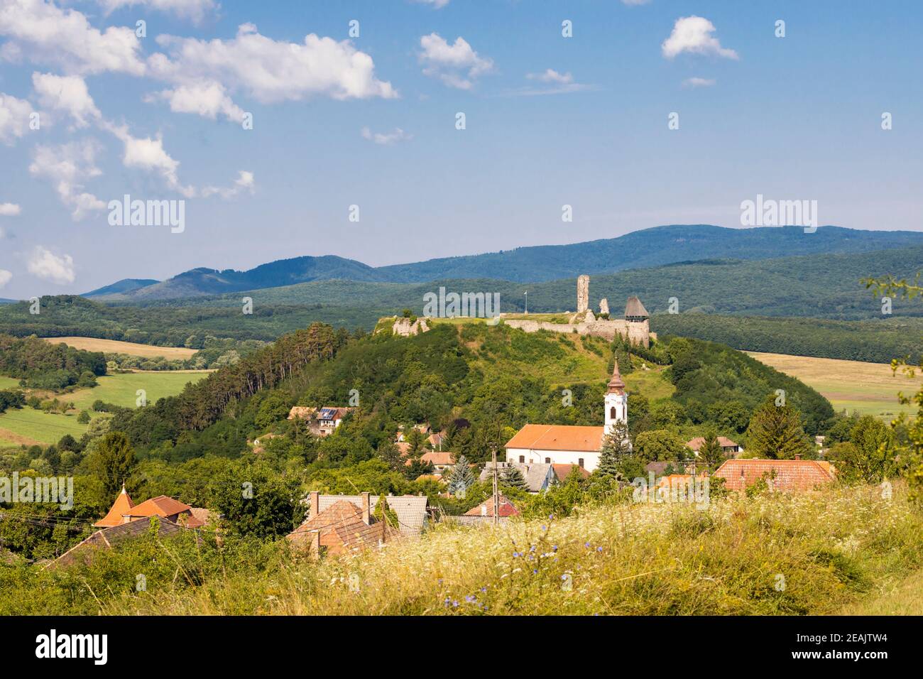 Castello di Nograd Affitto, regione Nothern Ungheria Foto Stock