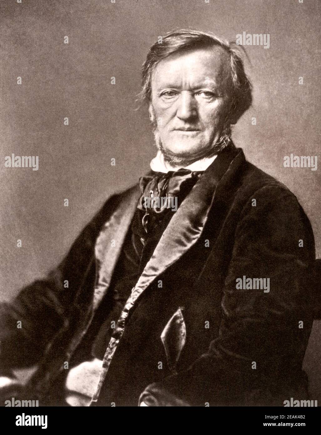 Wilhelm Richard Wagner (1813 - 1883) era un compositore tedesco, direttore del teatro, polemista, e il conduttore che è conosciuta principalmente per le sue opere Foto Stock