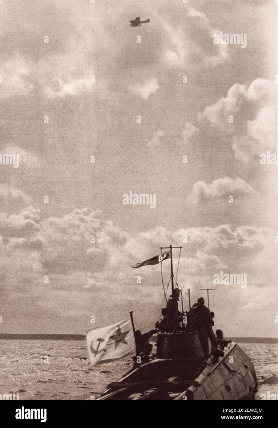 Esercito Rosso. Dal libro di propaganda sovietico del 1937. Blu marino dell'esercito rosso. Foto Stock