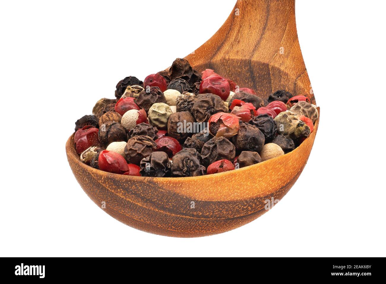 Variazione di pepe sul cucchiaio Foto Stock