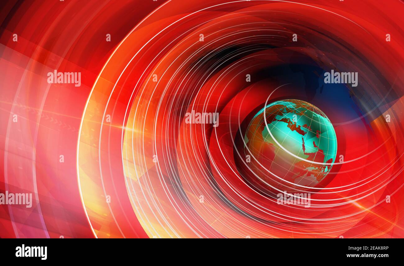 Grafica moderna digitale mondo notizie sfondo serie Concept 1050 Foto Stock
