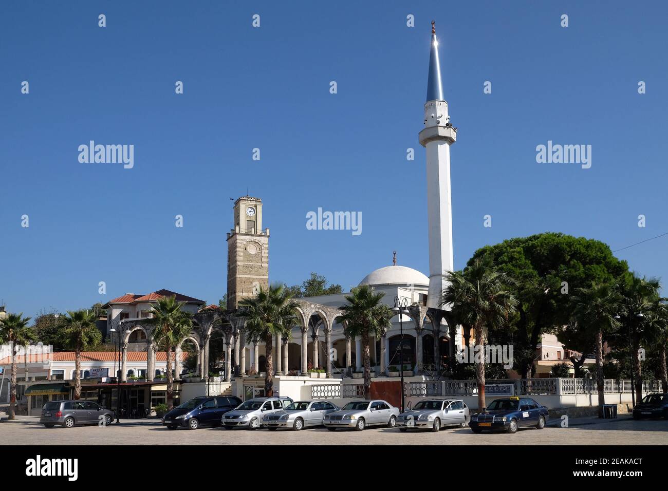 Città vecchia di Kavaje e un comune nella contea di Tirana, Albania Foto Stock