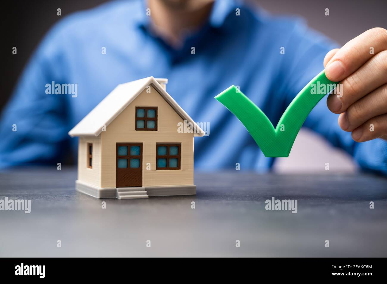 Lista di controllo per l'acquisto della casa Foto Stock