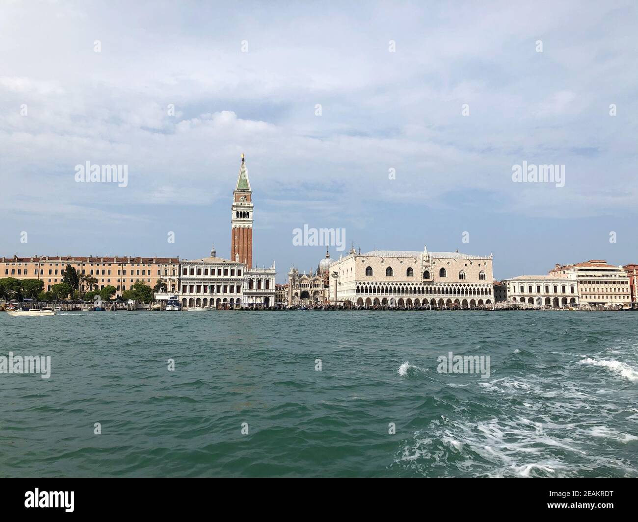 Piazza San Marco e il Palazzo Ducale nella città di Venezia Foto Stock