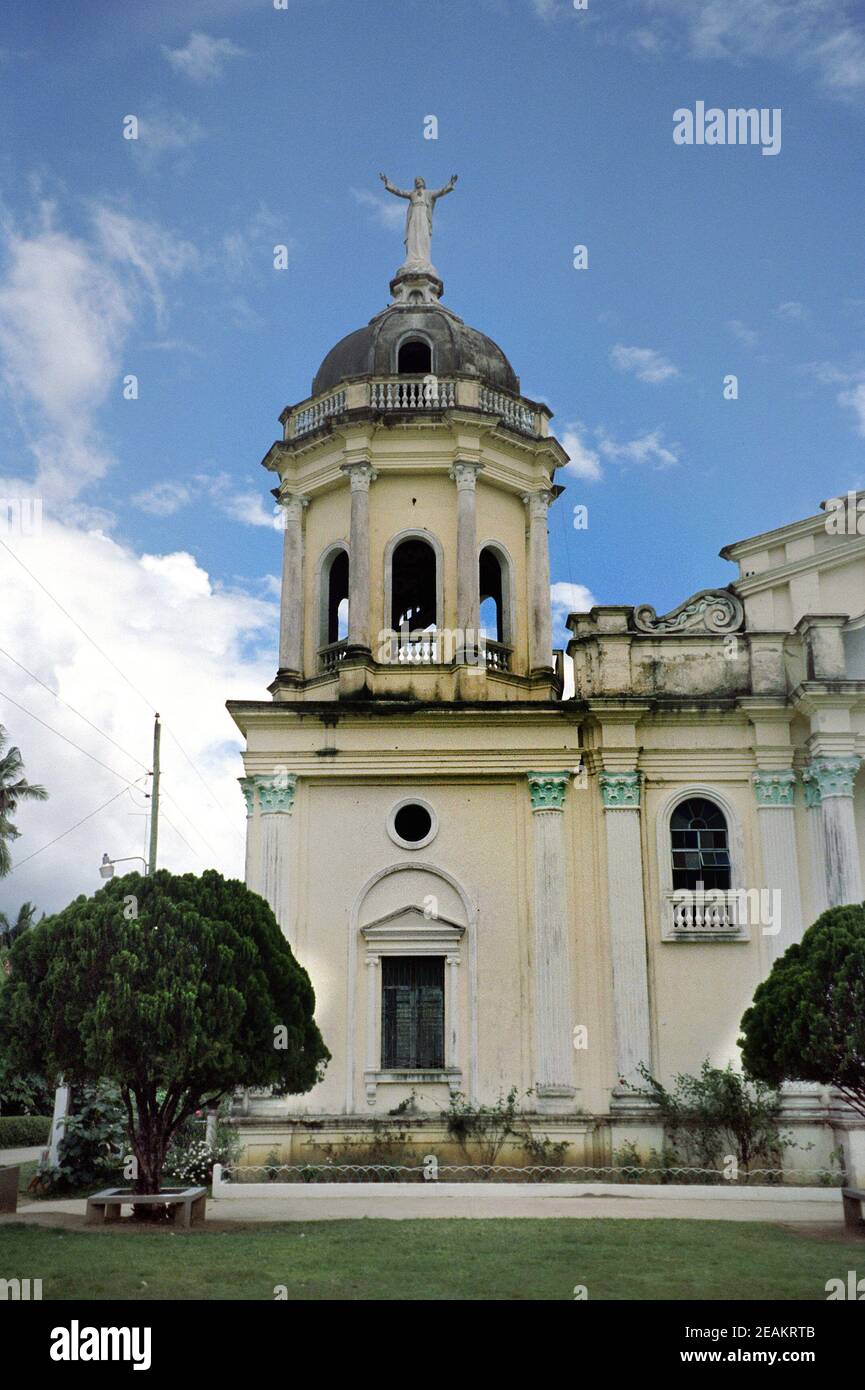 chiesa di Antequerra su Bohol nelle Filippine Foto Stock