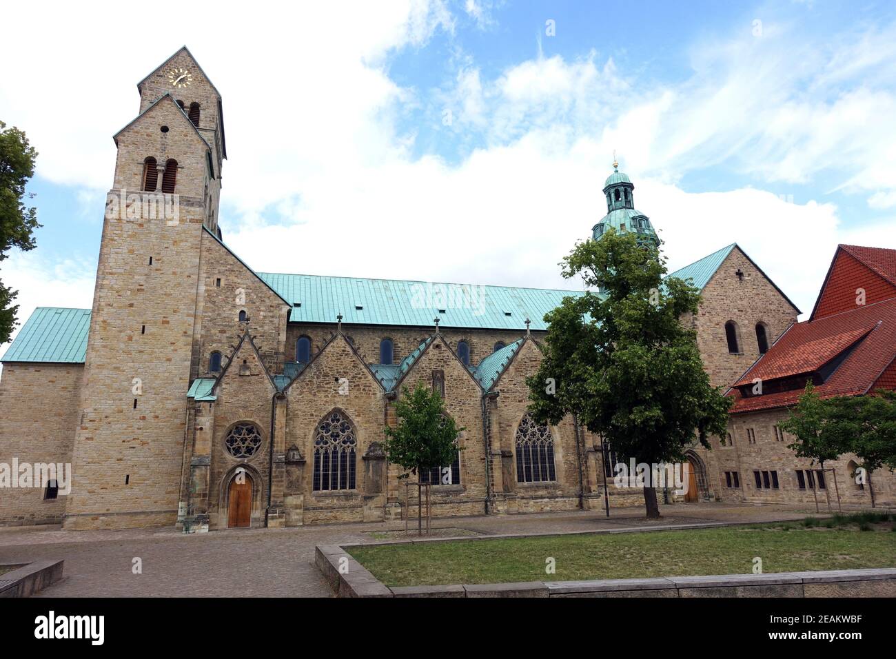 Cattedrale di Hildesheim, patrimonio dell'umanità dell'UNESCO, St. Mary's, Hildesheim Foto Stock