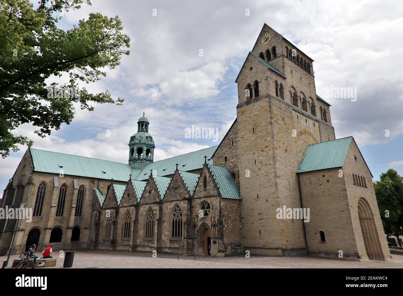 UNESCO Welterbe Hildesheimer Dom St. Marien Foto Stock