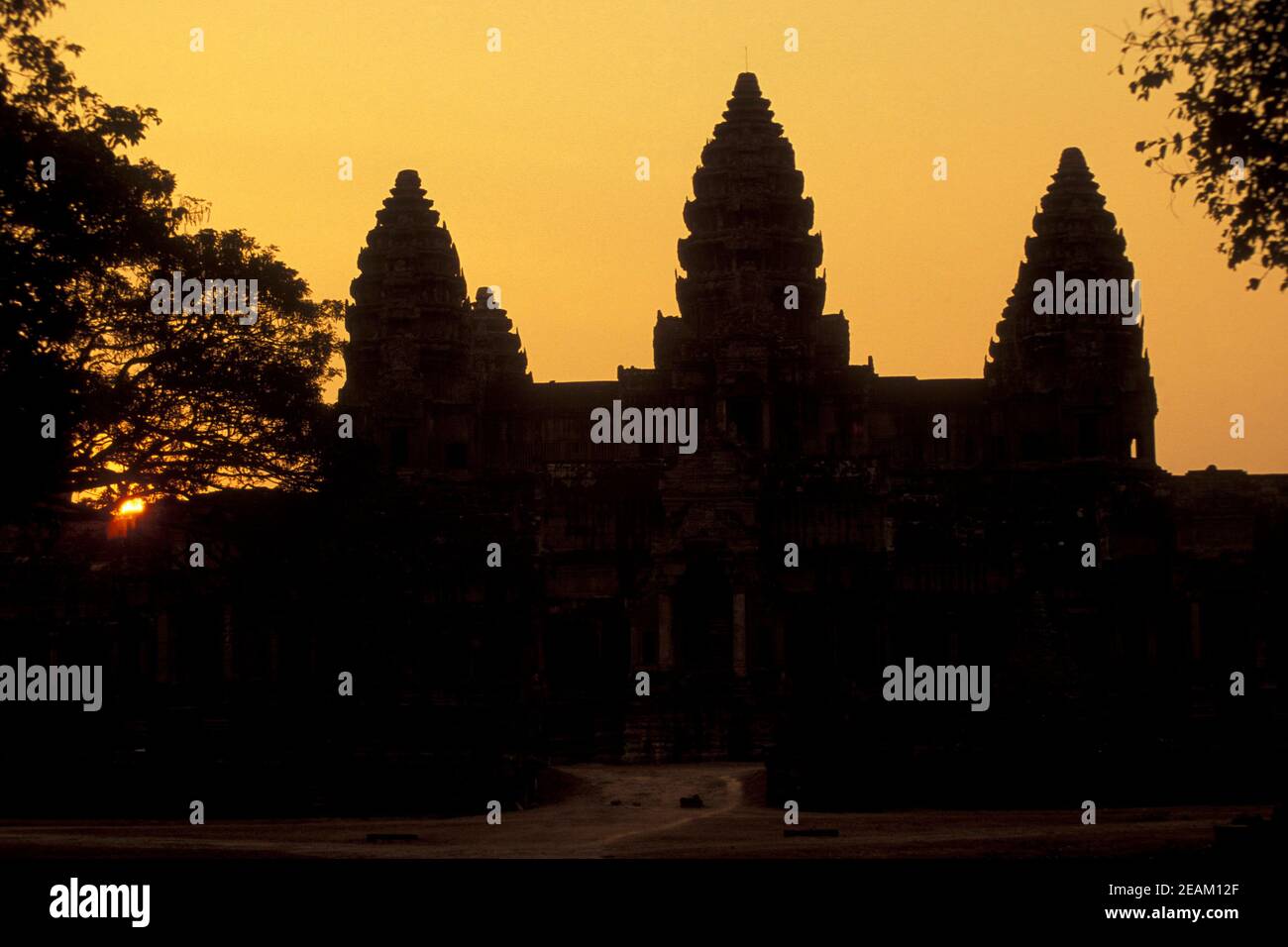 Cambogia Siem Reap Angkor Wat Foto Stock