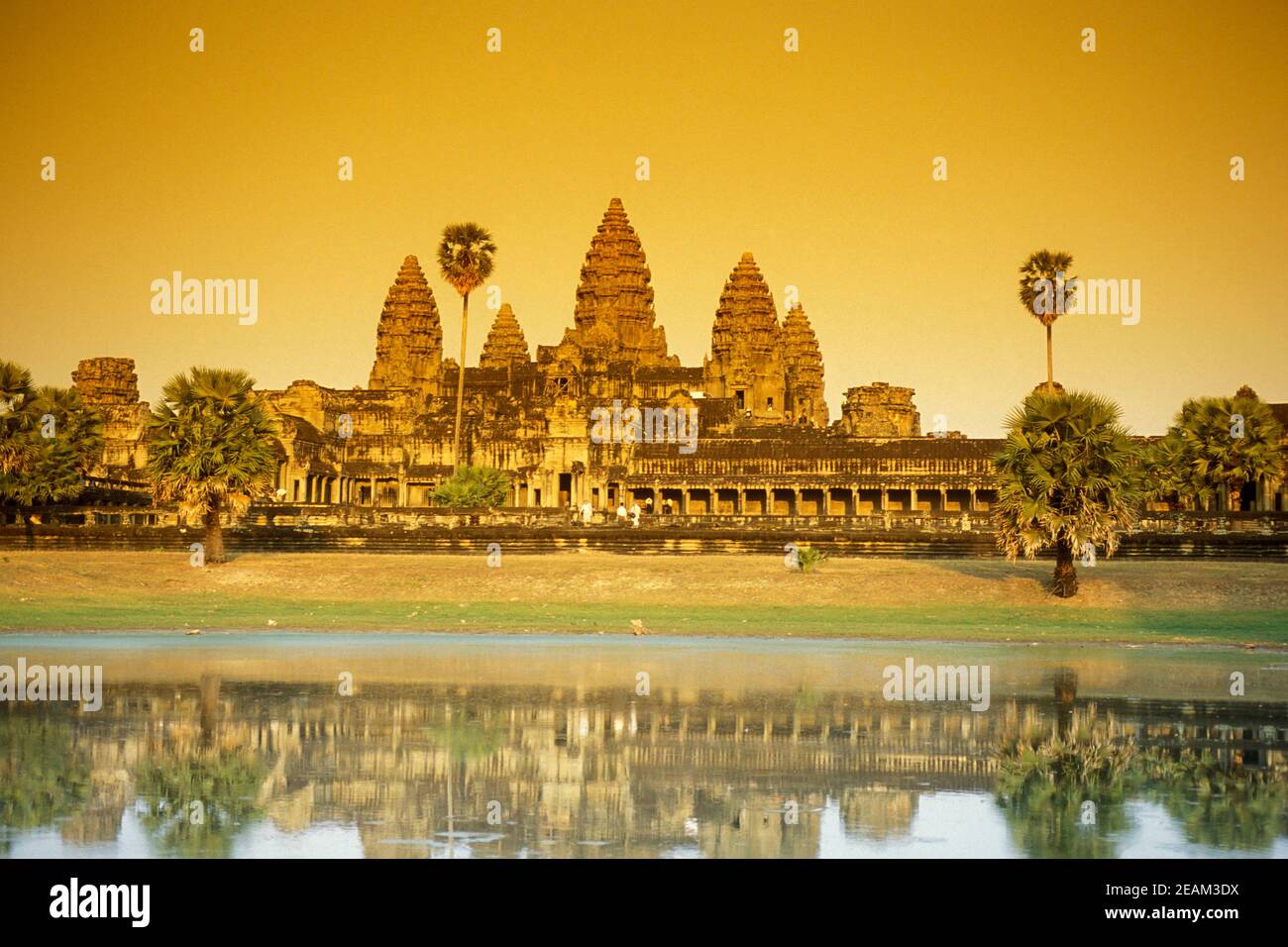 Cambogia Siem Reap Angkor Wat Foto Stock