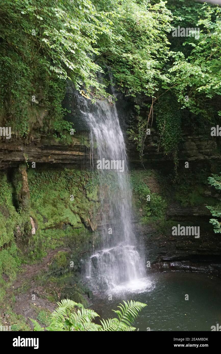 Cascata di Glencar Foto Stock