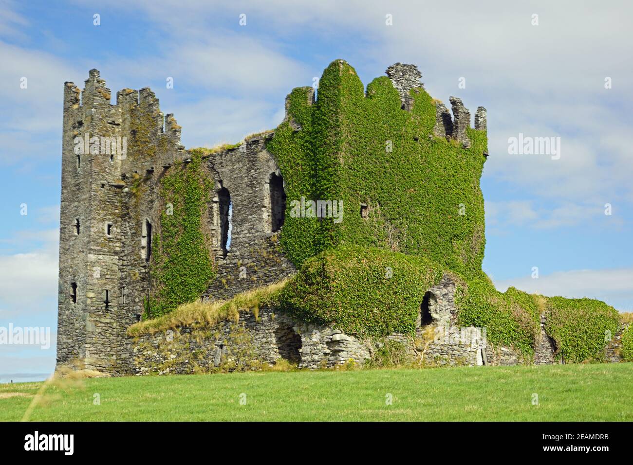 Wild Atlantic Way Ballycarbery Castello Foto Stock