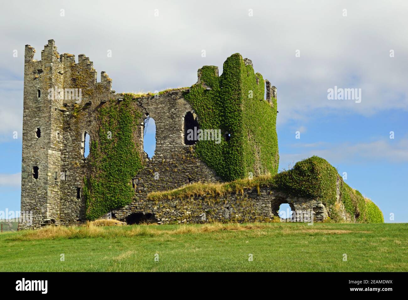 Wild Atlantic Way Ballycarbery Castello Foto Stock