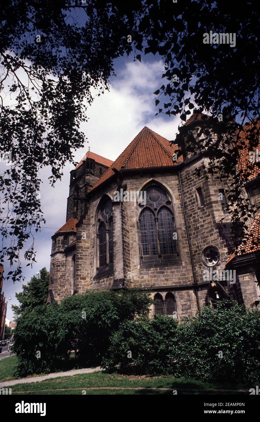 Chiesa di Lutero ad Hannover Foto Stock