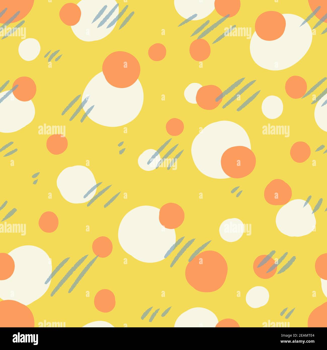 Cerchi raster di sfondo a motivo senza giunture astratto, punti astratti e linee eleganti Foto Stock