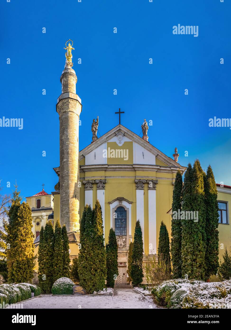 Cattedrale dei Santi Apostoli Pietro e Paolo a Kamianets-Podilskyi, Ucraina Foto Stock