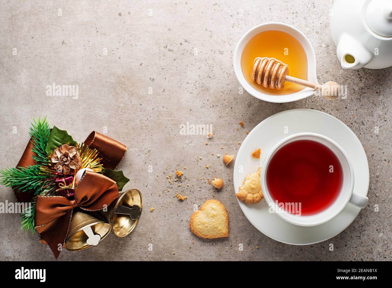 Tè di natale Foto Stock