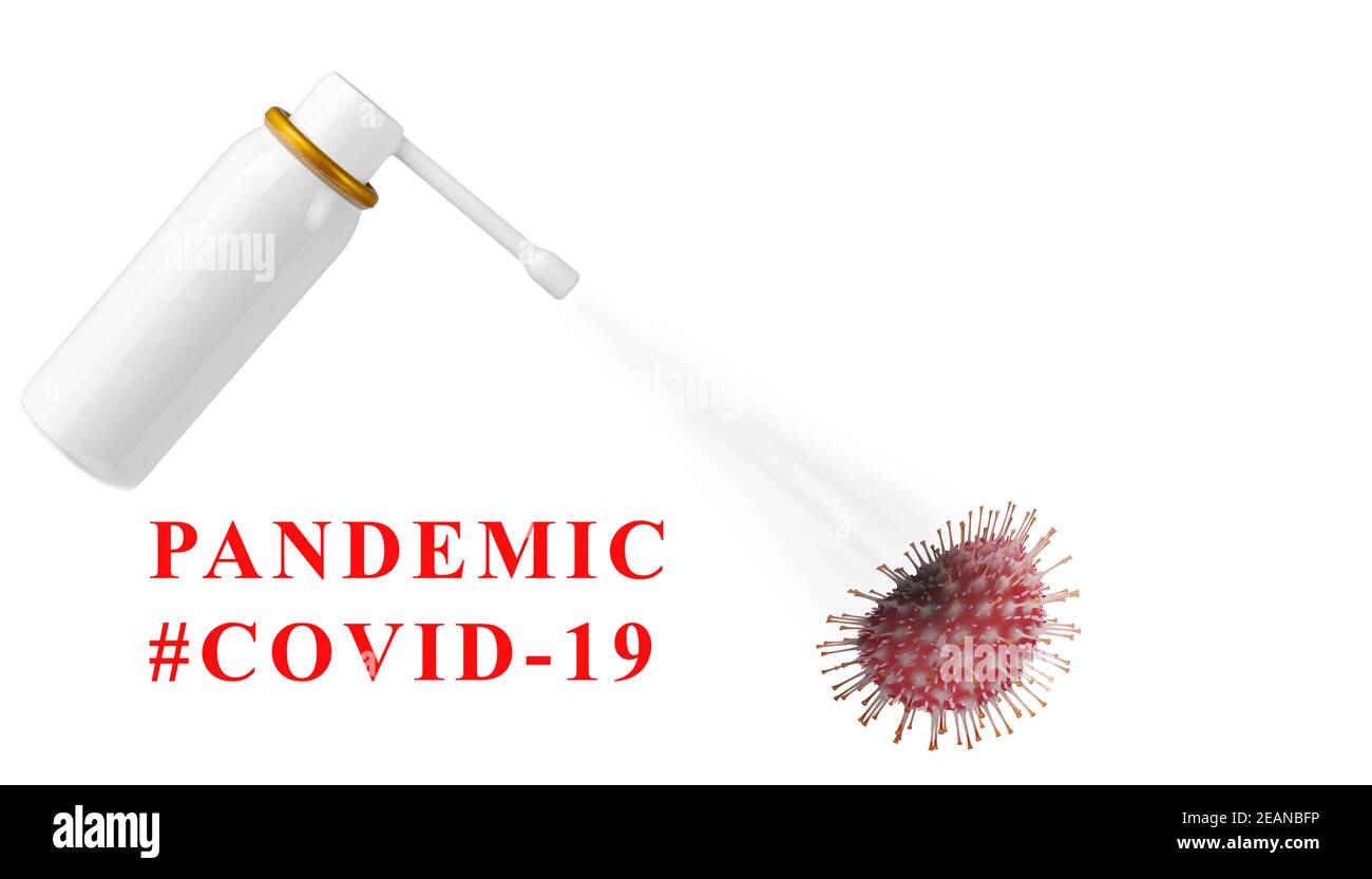 Lo spruzzo della gola isolato su sfondo bianco. Con tracciato di ritaglio Foto Stock