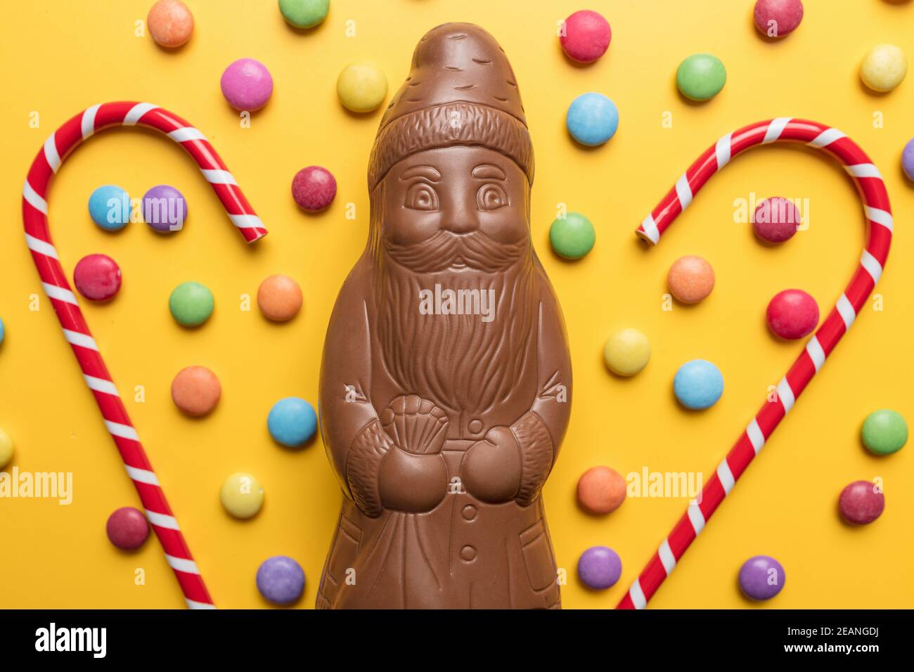 Delizioso cioccolato di Natale e dolci per il periodo delle vacanze Foto Stock