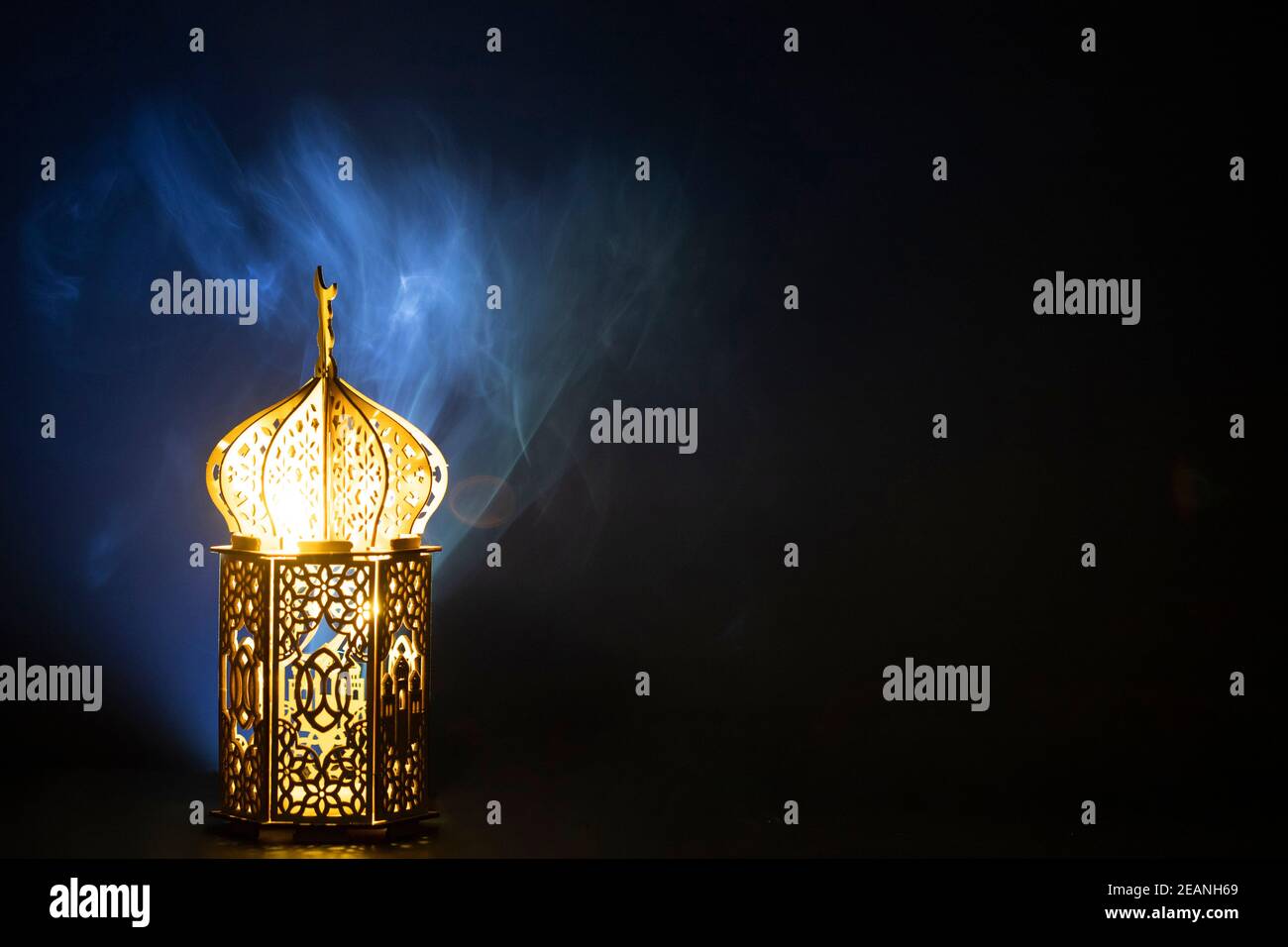 Lanterna araba, sfondo Ramadan kareem Foto Stock