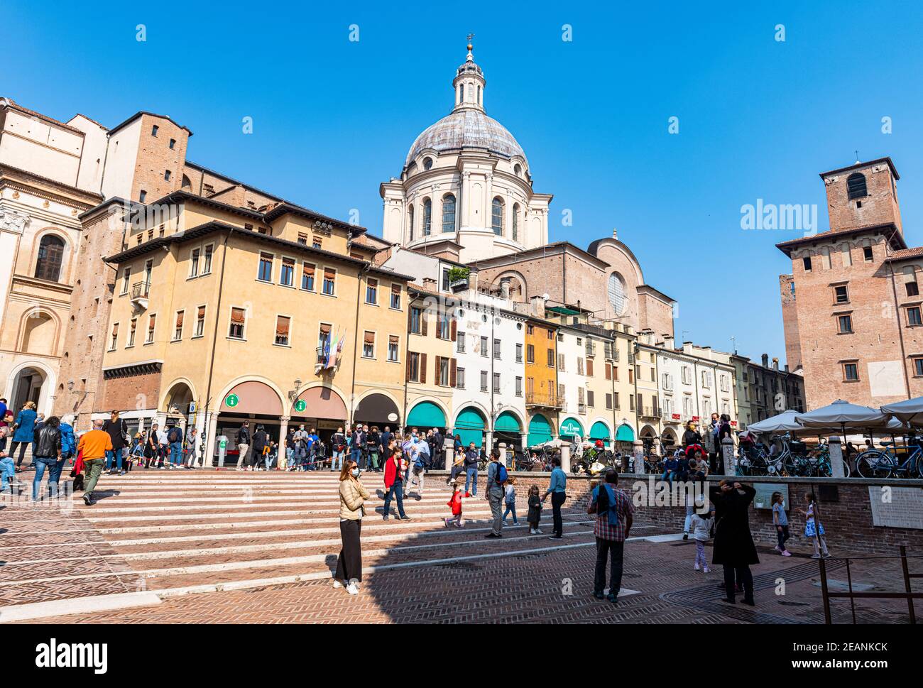 Mantova, Patrimonio dell'Umanità dell'UNESCO, Lombardia, Italia, Europa Foto Stock