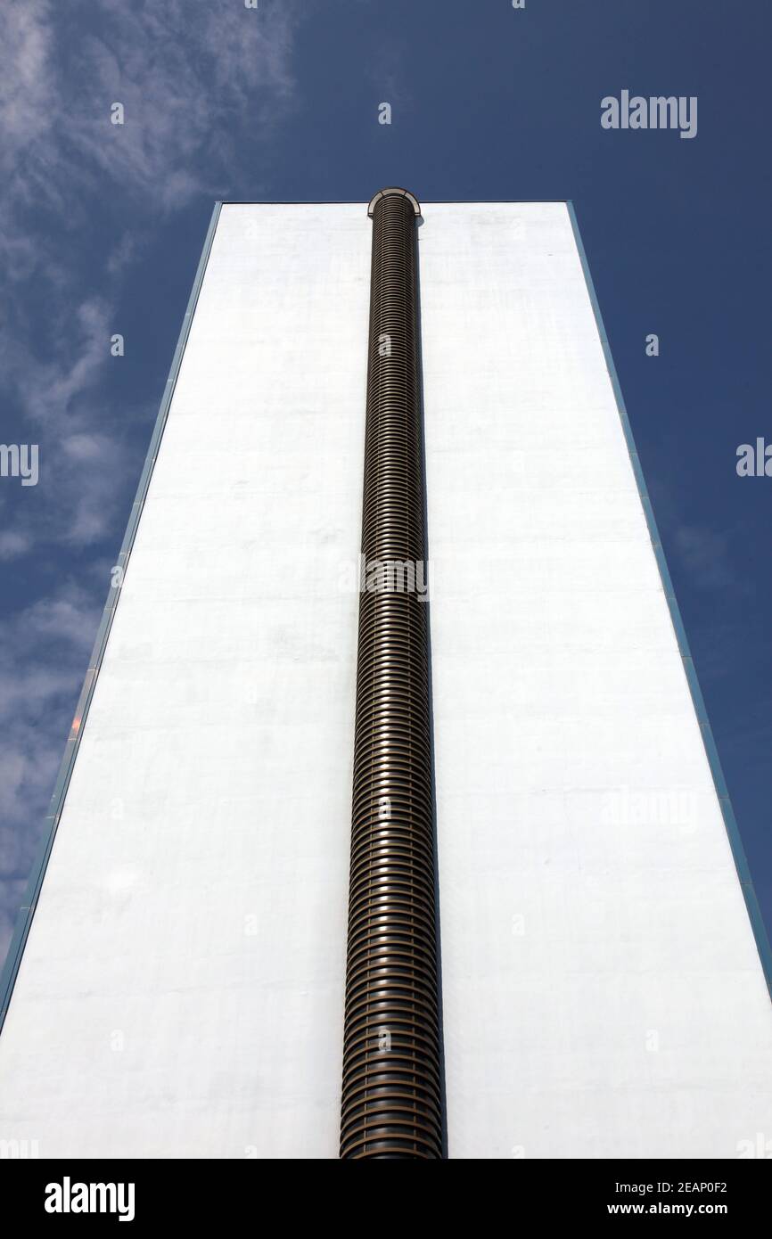 Edificio di uffici nella città di Zagabria, Croazia Foto Stock