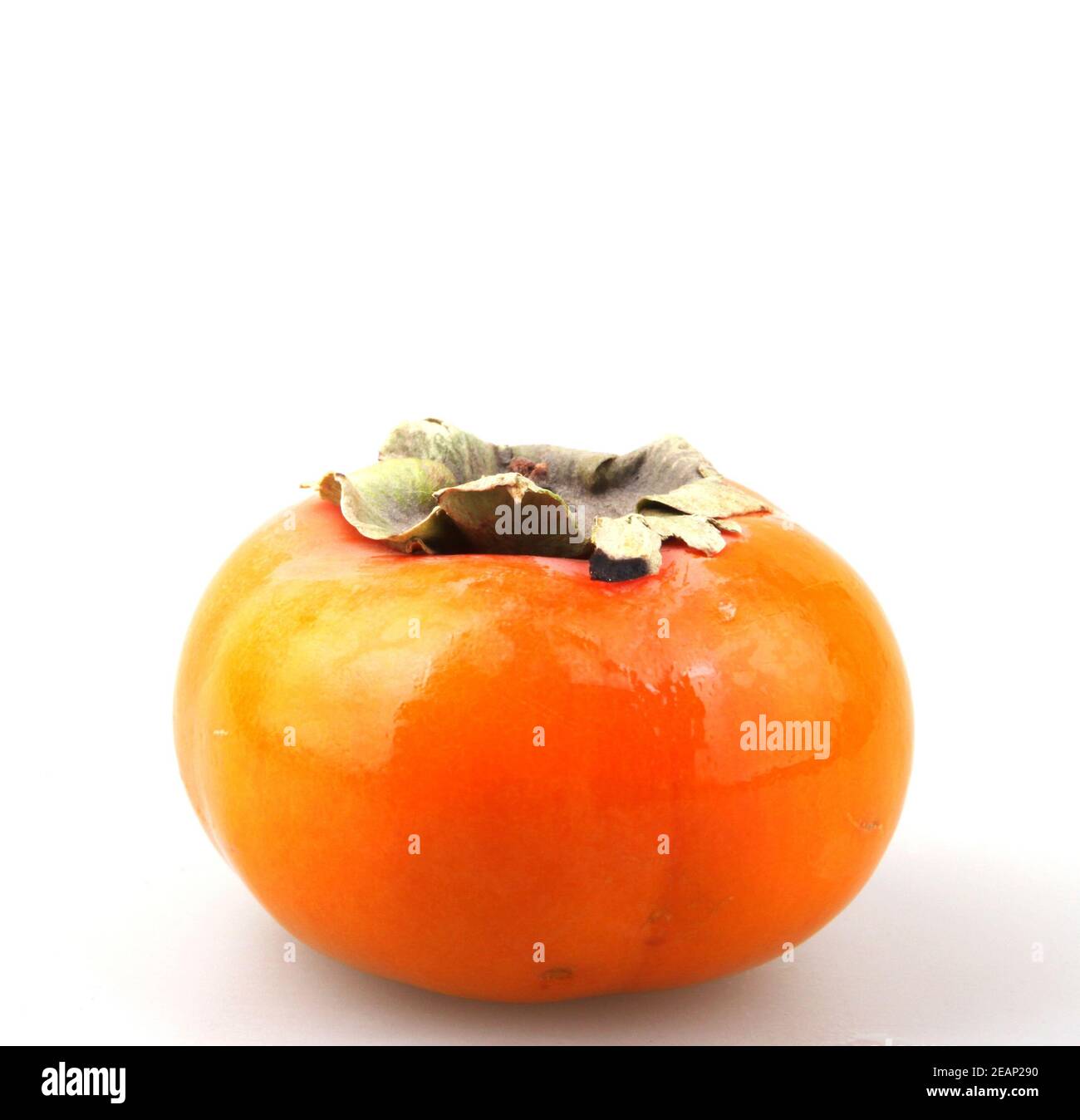 Fresche e mature kaki Foto Stock