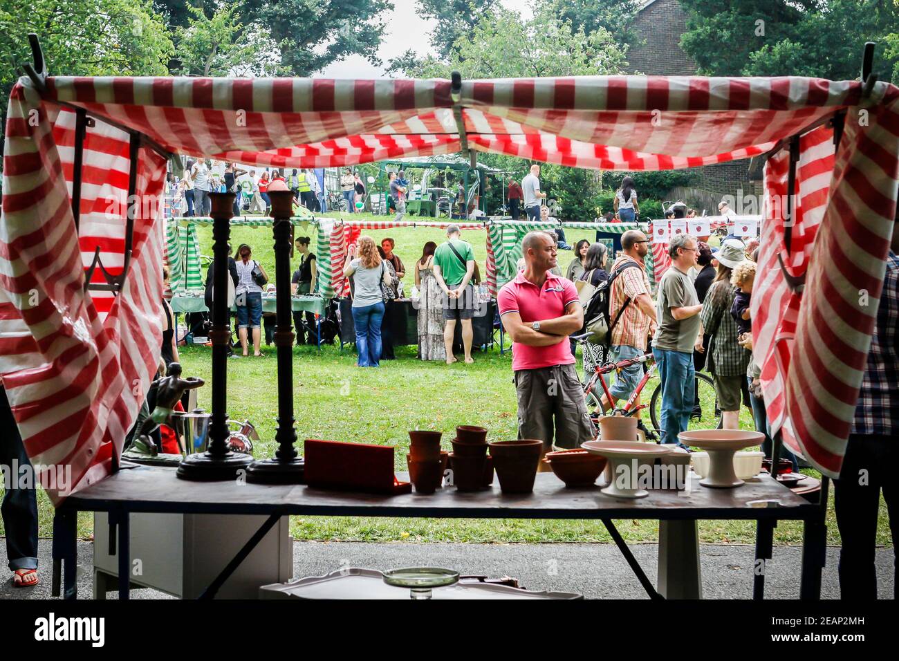 Festival sotterraneo a Crystal Palace, Londra sud Foto Stock