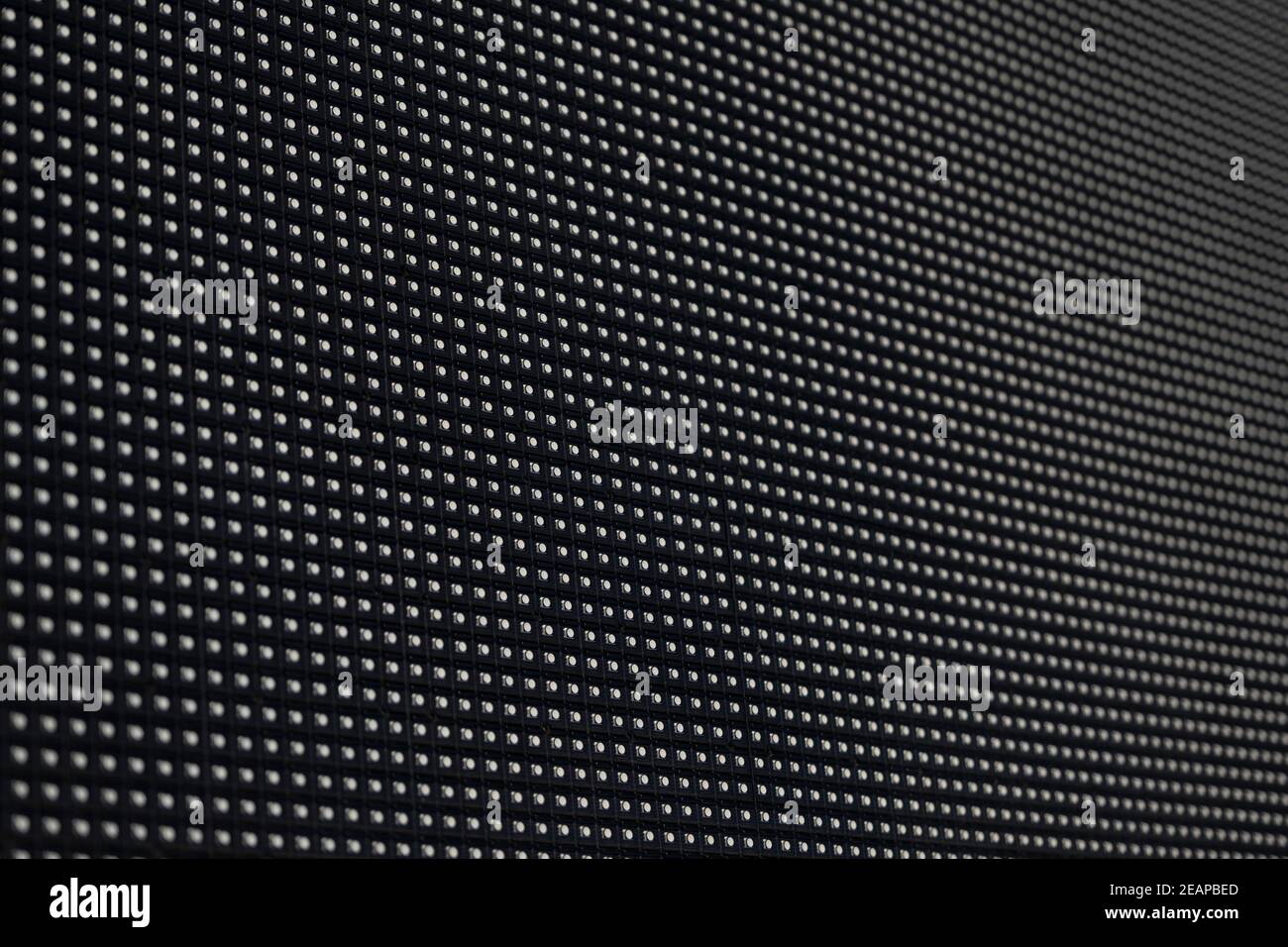 Pannelli LED modulari per esterni come decorazione sul palco. Primo piano dell'immagine. Foto Stock