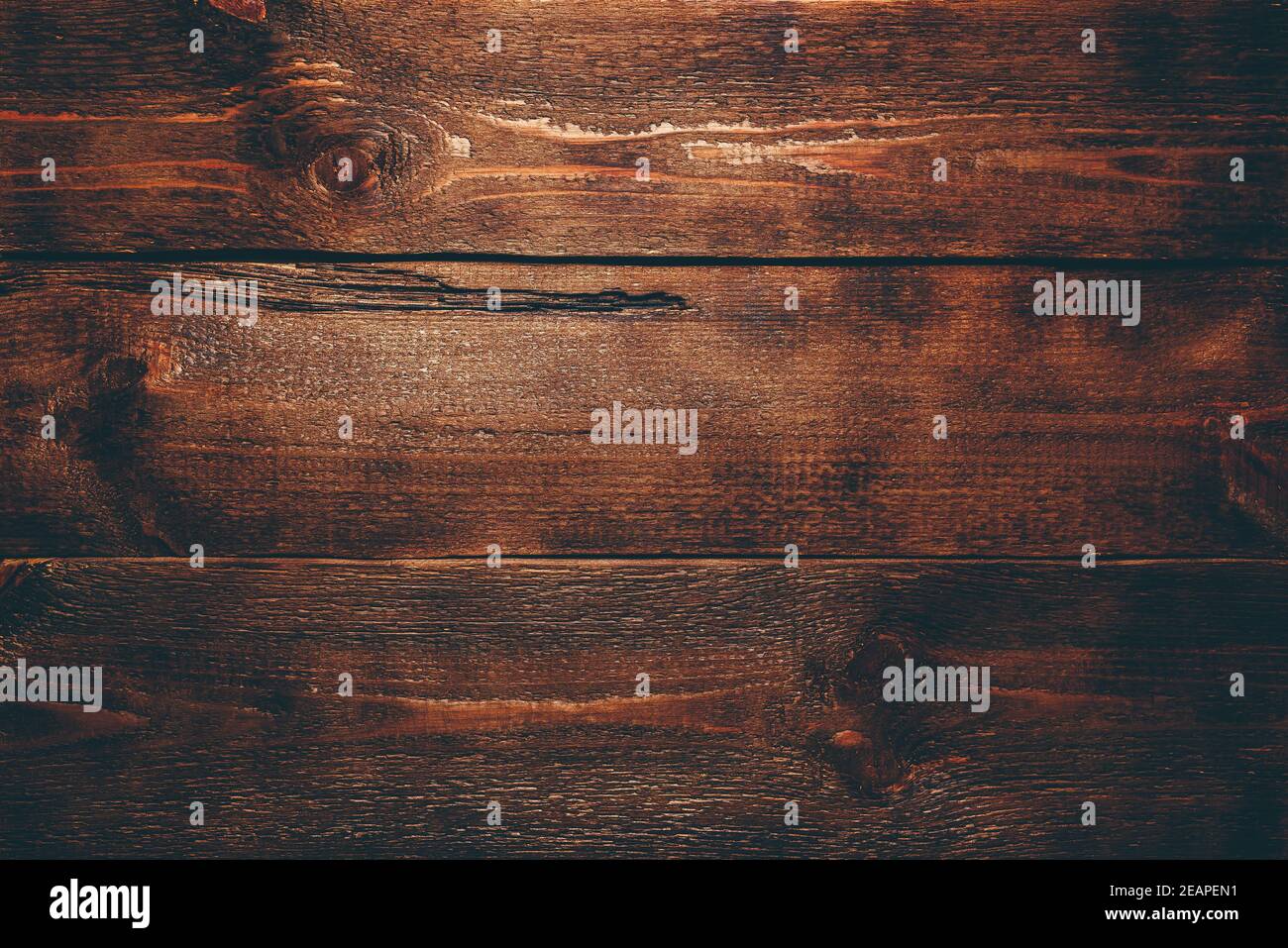 Vecchia superficie di legno scuro Foto Stock